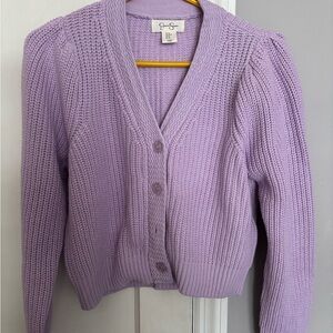 Lavender Knit Women's Sweater